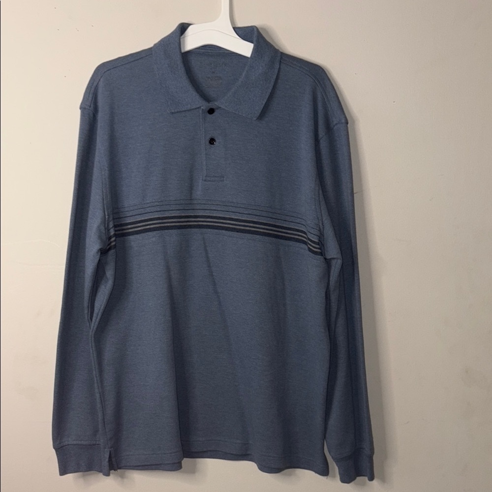 Van Heusen Blue Polo Shirt Classic Design